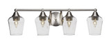 Paramount 4 Light Vanity Light 30.25 Inch Wide by Toltec - 3424-3025-825-3025