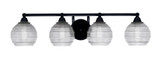 Paramount 4 Light Vanity Light 31.5 Inch Length by Toltec - 3424-725-51