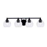 Paramount 4 Light Vanity Light 31.25 Inch Length by Toltec - 3424-7-41