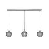 3 Light Stem Hung Linear Pendalier 7.25 x 38.25 Inch by Toltec 36-BN-4602