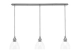 3 Light Stem Hung Linear Pendalier 8 x 38.25 Inch by Toltec 36-BN-4760 - 36-BN-4760