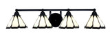 Paramount 4 Light Vanity Light 32.25 Inch Length by Toltec - 3424-65-91