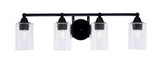 Paramount 4 Light Vanity Light 29 Inch Length by Toltec - 3424-825-30