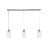 3 Light Stem Hung Linear Pendalier 9.25 x 37.25 Inch by Toltec 36-BN-4250