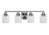 Paramount 4 Light Vanity Light 8 Inch Tall  by Toltec - 3424-BN-4810