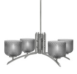 Kurve 4 Light Large Chandelier by Toltec 3704-GP-461 - 3704-GP-461