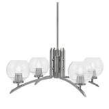 Kurve 4 Light Large Chandelier by Toltec 3704-GP-51