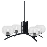Kurve 4 Light Large Chandelier by Toltec 3704-MB-202