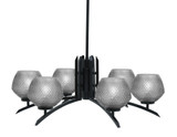 Kurve 6 Light Large Chandelier by Toltec 3706-MB-462 - 3706-MB-462