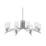 Kurve 8 Light Large Chandelier by Toltec 3708-GP-35