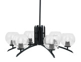 Kurve 6 Light Large Chandelier by Toltec 3706-MB-41 - 3706-MB-41