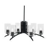 Kurve 6 Light Medium Chandelier by Toltec 3706-MB-30