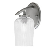 Kurve 1 Light Wall Sconce 11 Inch Tall by Toltec - 3720-GP-4250