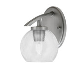 Kurve 1 Light Wall Sconce 8.75 Inch Tall by Toltec - 3720-GP-4100