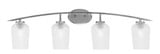 Kurve 4 Light Vanity Light 11.5 Inch Tall by Toltec - 3724-GP-42