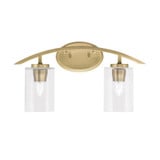 Kurve 2 Light Vanity Light 18.25 Inch Length by Toltec - 3722-30