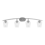 Kurve 4 Light Vanity Light 40 Inch Tall by Toltec - 3724-25