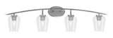 Kurve 4 Light Vanity Light 40 Inch Tall by Toltec - 3724-25