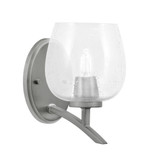 Kurve 1 Light Cup Glass Wall Sconce 8.5 Inch Tall by Toltec - 3721-48