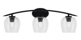Kurve 3 Light Vanity Light 10 Inch Tall by Toltec - 3723-GP-4810
