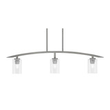 Kurve 3 Light Island Pendant 41 Inch Length by Toltec - 3736-GP-210