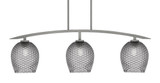 Kurve 3 Light Island Pendant 12.5 Inch Tall by Toltec - 3736-GP-4902