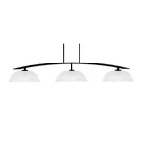 Kurve 3 Light Island Pendant 52.75 Inch Length by Toltec - 3733-540