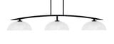 Kurve 3 Light Island Pendant 52.75 Inch Length by Toltec - 3733-540