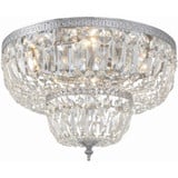 Ceiling Mount 4 Light 18 Inch Wide Flush Mount by Crystorama - 718