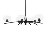 Kurve 6 Light Large Chandelier by Toltec 3746-MB-20 - 3746-MB-20