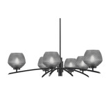 Kurve 6 Light Large Chandelier by Toltec 3746-MB-46
