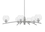 Kurve 6 Light Large Chandelier by Toltec 3746-GP-5110 - 3746-GP-5110