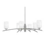 Kurve 6 Light Large Chandelier by Toltec 3746-GP-3001