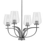 Cavella 4 Light Medium Chandelier by Toltec 3904-210