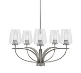 Cavella 5 Light Medium Chandelier by Toltec 3905-GP-210 - 3905-GP-210