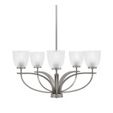 Cavella 5 Light Medium Chandelier by Toltec 3905-GP-500