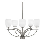Cavella 5 Light Medium Chandelier by Toltec 3905-GP-615