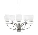 Cavella 5 Light Medium Chandelier by Toltec 3905-GP-615 - 3905-GP-615