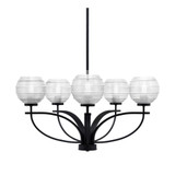 Cavella 5 Light Medium Chandelier by Toltec 3905-MB-5110