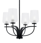 Cavella 4 Light Medium Chandelier by Toltec 3904-MB-4250 - 3904-MB-4250
