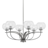 Cavella 6 Light Large Chandelier by Toltec 3906-20