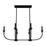 Southcrest 6 Light Oversized Linear Chandelier by Hunter - SOLCH6