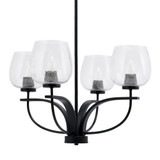 Cavella 4 Light Medium Chandelier by Toltec 3904-MB-4810