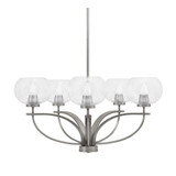 Cavella 5 Light Large Chandelier by Toltec 3905-GP-202