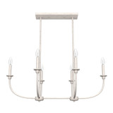 Southcrest 6 Light Oversized Linear Chandelier by Hunter - SOLCH6
