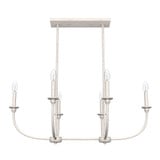 Southcrest 6 Light Oversized Linear Chandelier by Hunter - SOLCH6