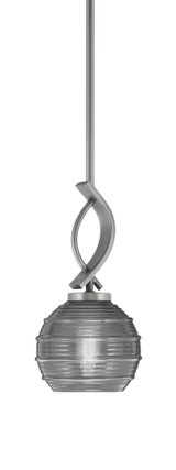Cavella 1 Light Small Pendant 12 Inch Tall by Toltec - 3901-51