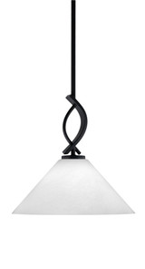 Cavella 1 Light Medium Pendant 12.75 Inch Tall by Toltec - 3901-MB-2121