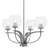 Cavella 4 Light Medium Chandelier by Toltec 3904-41 - 3904-41