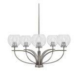 Cavella 5 Light Medium Chandelier by Toltec 3905-GP-4100